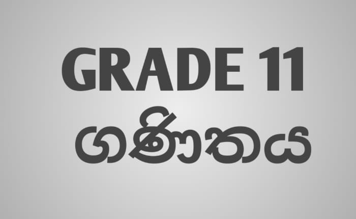 Grade 11 ගණිතය