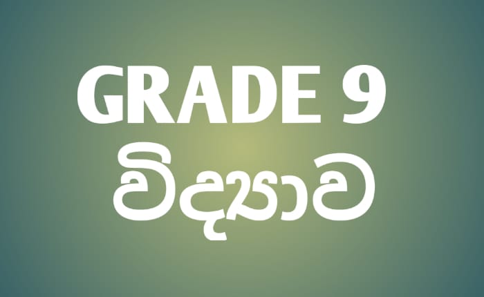 Grade 9 විද්‍යාව